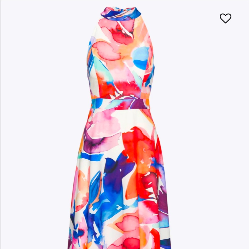 NWT - Size 16 - Floral Back Tie Halter Maxi Dress